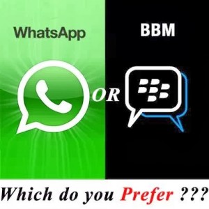 Whatsapp Vs Bbm