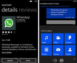WhatsApp for Windows Phone the latest update adds MP3